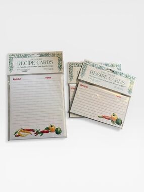 Vintage Cape Shore Recipe Cards - Set of 3 Packages